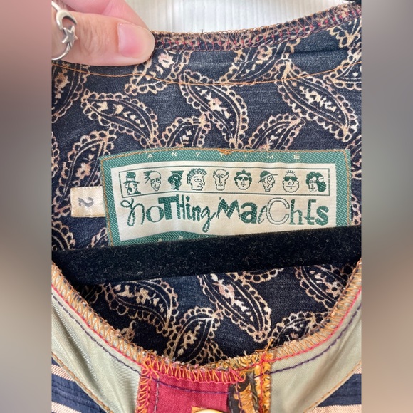 Nothing Matches patchwork tunic “size 2” - Picture 2 of 6